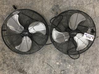 (2) 20" High Velocity Fans.