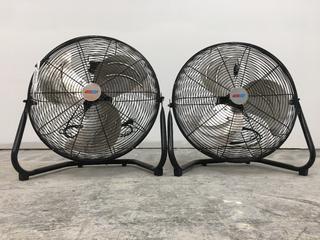(2) 20" High Velocity Floor Fans.