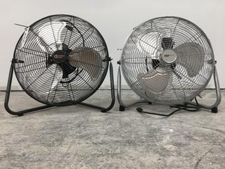 (2) 20" High Velocity Floor Fans.