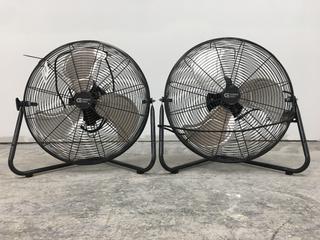 (2) 20" High Velocity Floor Fans.