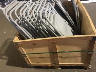(12) Metal Folding Chairs.