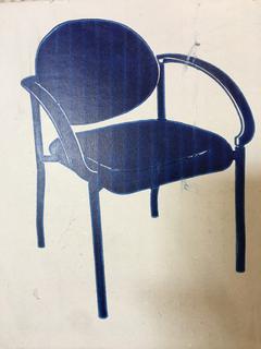 Black Guest Chair, Model # 2804G-A2. *Unopened*