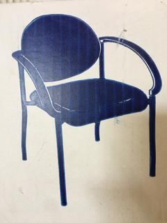 Black Guest Chair, Model # 2804G-A2. *Unopened*