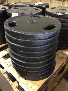 (10) 45lb Weight Plates.
