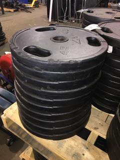 (10) 45lb Weight Plates.