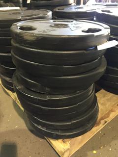 (10) 35lb Weight Plates.