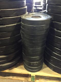 (16) 5lb Weight Plates.