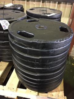 (10) 45lb Weight Plates.