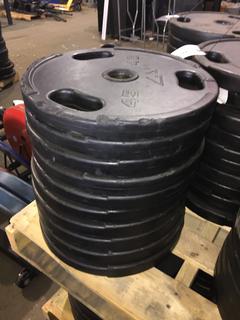(10) 45lb Weight Plates.