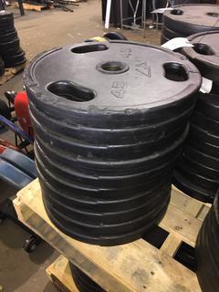 (10) 45lb Weight Plates.