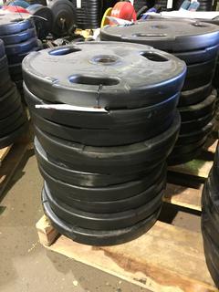 (10) 35lb Weight Plates.