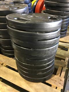 (10) 25lb Weight Plates.