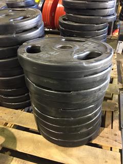(9) 25lb Weight Plates.