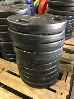 (10) 25lb Weight Plates.