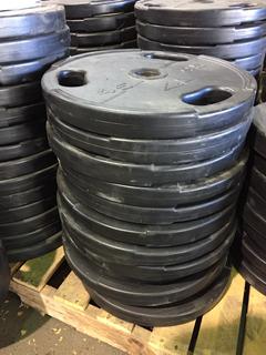 (12) 45lb Weight Plates.
