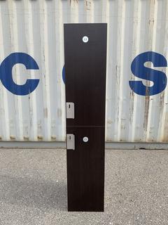  (2) 12in X 18in X 6ft 2-Door Single Lockers w/ Right and/or Left Swing Doors.