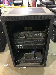 Sound System c/w Ipod Dock, CD Player, Amplifier, Etc.
