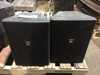 (2) JBL Professional Speakers.