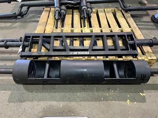 (2) Rogue Multi-Grip Bars, Log Bar & Deadlift Bar.