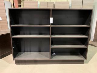 4-Tier Storage/ Bookcase, 72"x 16"x 54.5".