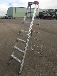 8' Aluminum Step Ladder.
