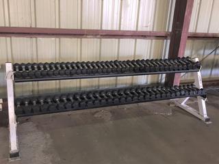 Apex Dumbbell Rack w/ 3lbs & 5lbs Dumbbells.