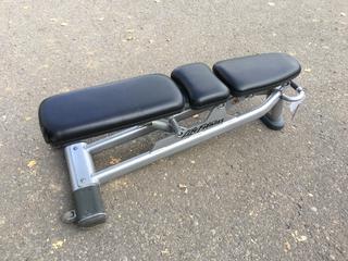 Life Fitness SMAB-0102-102 Adjustable Bench, S/N 080801002596.