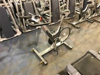 Keiser M3 Spin Bike c/w Self-Tensioning Poly V-Belt Drive & Monitor. S/N 121010-28432.