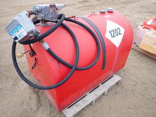 2008 630L Slip Tank C/w GPI Electric Pump, Fuel Meter And Nozzle