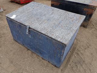 45 1/2in X 26 3/4in X 25 1/2in Wood Storage Box