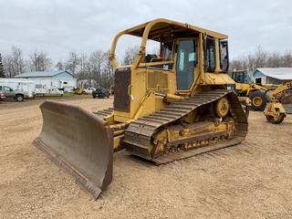 2004 Caterpillar D6N LGP Crawler Dozer C/w 154in 6-Way Dozer, Sweeps, Side And Rear Screens, AC Cab, MS1BBL Ripper w/ (2) Shanks, 34in SBG Pads, U/C 90% Cat Data Link. Showing 8724hrs. SN CAT00D6NTALY00904