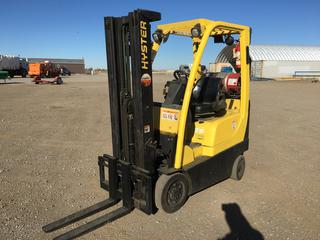 2005 Hyster S30FT Forklift c/w 4 Cyl Power on LPG, 3 Stage Mast, Showing 16,366 Hours, S/N E010V01525C 
