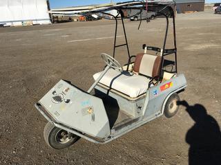 Westinghouse Electric Corp BF 3 Wheel Golf Car c/w Batteries, Solar Panel S/N 412966