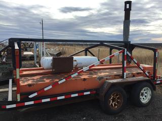 Energy Savers Inc. Frost Hog Dual Axle 22' Pintle Hitch Trailer. Control # 8267