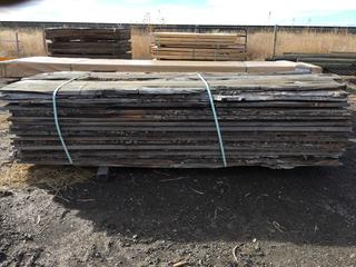 Quantity of Rough Cut Lumber Approximately 8'L  1"x12". Control # 8297.