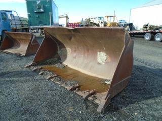Selling Off-Site - 10' Tooth Bucket To Fit Cat 966 Wheel Loader. Located at 5717 - 84 Street SE Calgary, AB Call Johnnie @ 403-990-3978 For Further Information and Viewing.