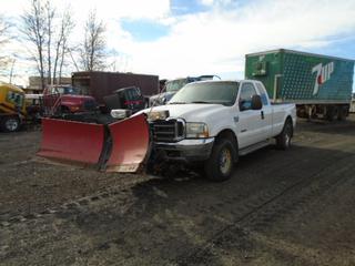 Selling Off-Site - 2003 Ford F350 Plow Truck c/w Diesel, VIN 1FTSX31P63ED40746. Located at 5717 - 84 Street SE Calgary, AB Call Johnnie @ 403-990-3978 For Further Information and Viewing.