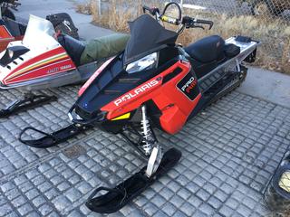 2011 Polaris Snowmobile c/w Adjustable Walker Coilovers, Showing 4457 Kms, VIN SN1CH8GS1BC143193
