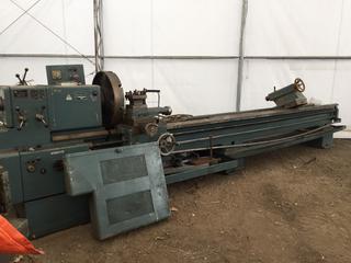 TOS Trencin Commercial Lathe 25 Amp 20 HP. Requires Repair. Control # 8277.