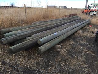 Quantity of Pressure Treated Rails 5"x18' Approximately. Control # 8196.