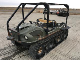 2010 Argo 750 HDI 8x8 Amphibious UTV c/w HDI 747cc, Roll Cage, 12" Tracks, 24x10:00-8 Tires, Set Up For Winch, Showing 3895 Kms VIN 2DGHS0BT2ANP29383