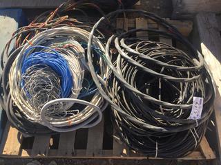 Pallet of Assorted Electric Wire.