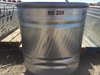 HW Brand Round End Stock Tank (8' Round End & 2' Wide), Model # RE 228.