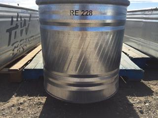 HW Brand Round End Stock Tank (8' Round End & 2' Wide), Model # RE 228.