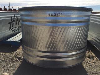 HW Brand Round End Stock Tank (10' Round End & 3' Wide), Model # RE 3210.