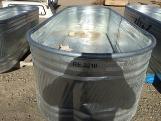 HW Brand Round End Stock Tank (10' Round End & 3' Wide), Model # RE 3210.