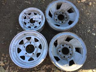 (3) 16" Rims, (1) 13" Rim.