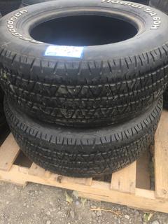 (2) BF Goodrich Radial T/A 60H Tires 235/60 HR15 95H. *No Rims*