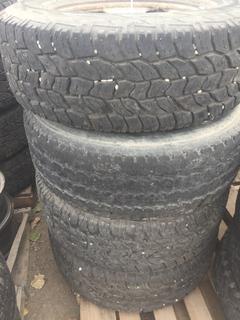 (4) Cooper Discoverer A/T Tires LT 265/70 R17 M+S w/ Rims.