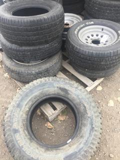 Pallet of Assorted Tires & Rims.